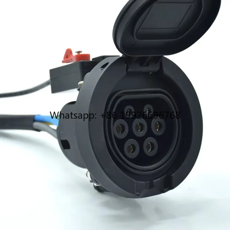 

Type 2 16A 32A Charging Pile Electrical Female Socket Type 2 EV Connector Adpter Socket