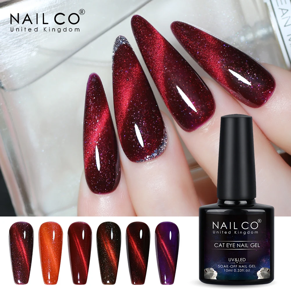 네일코 10ML 클라렛 캣아이 글리터 젤 바니쉬 15m - Nail Art Red Wine Cat Eye 리뷰 및 가격