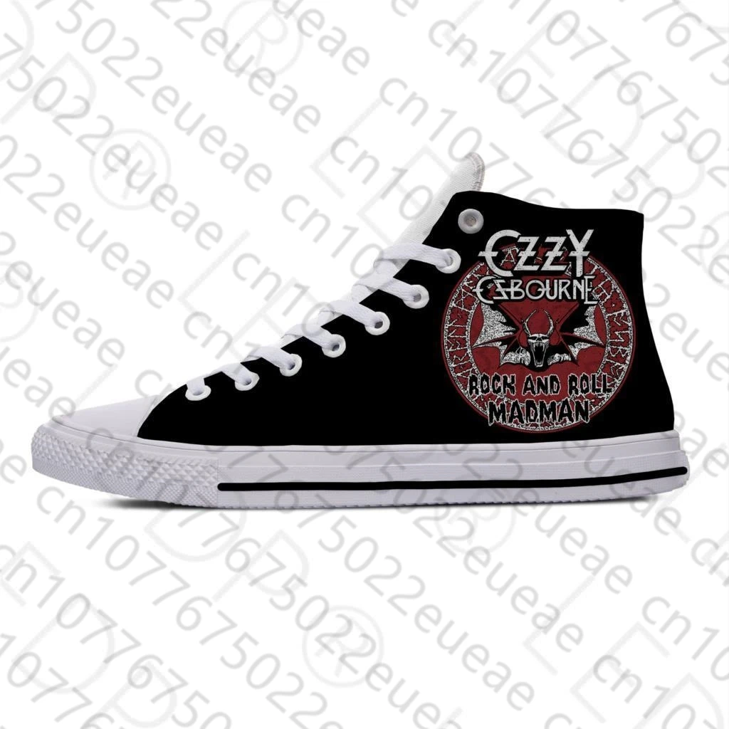 Osbourne Rock Singer Ozzy Heavy Metal Fashion Casual Cloth Shoes High Top Lightweight Breathable 3D Print Men women Sneakers