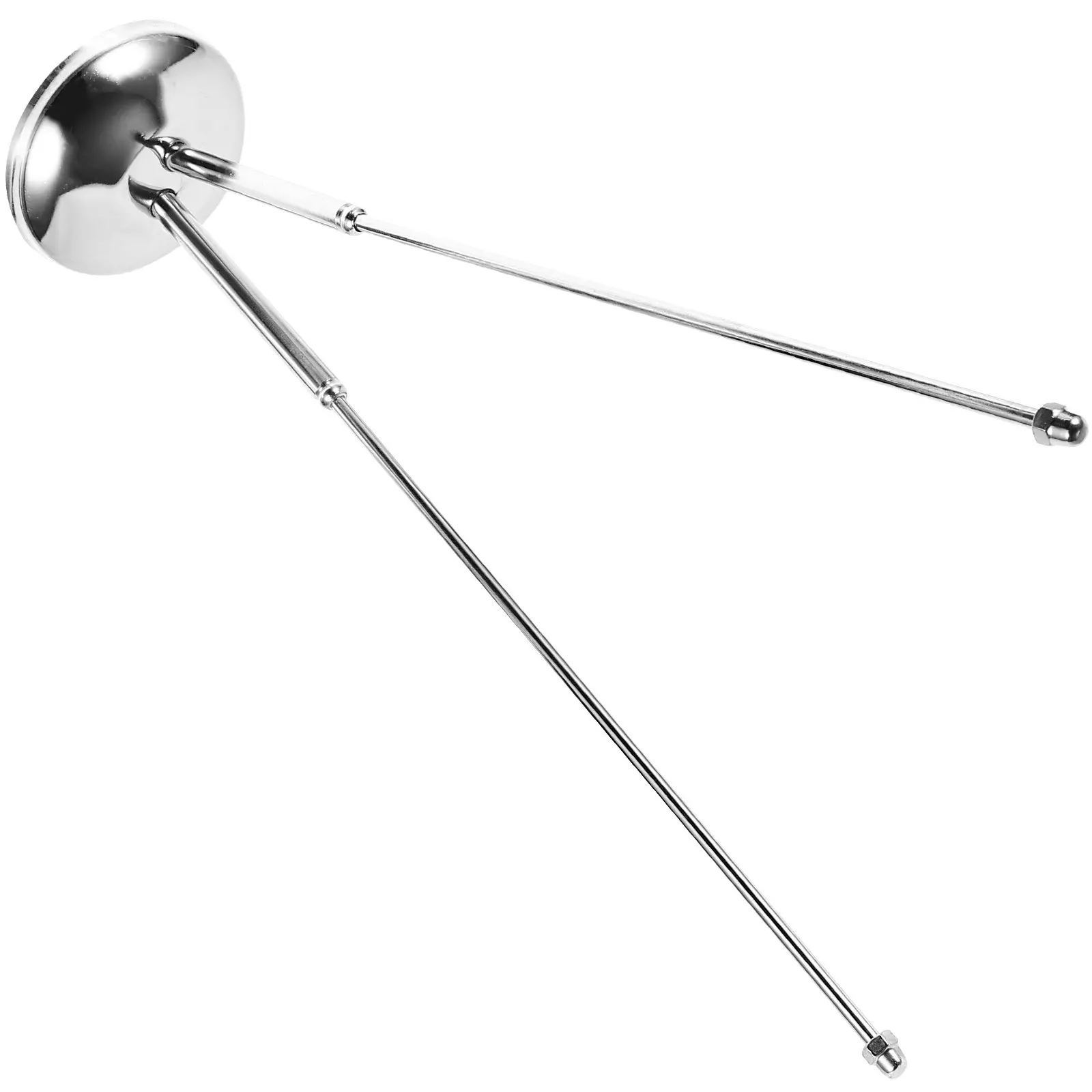 Metal Desktop Table Flag Pole Sturdy Base Flag Holder Stable Fixator for Office Home Party Festival Events Nail-Free Flagpole