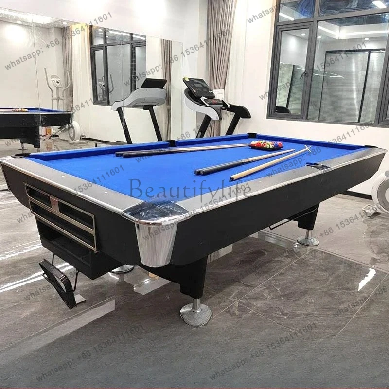 American black eight marble automatic return adult commercial billiard hall table