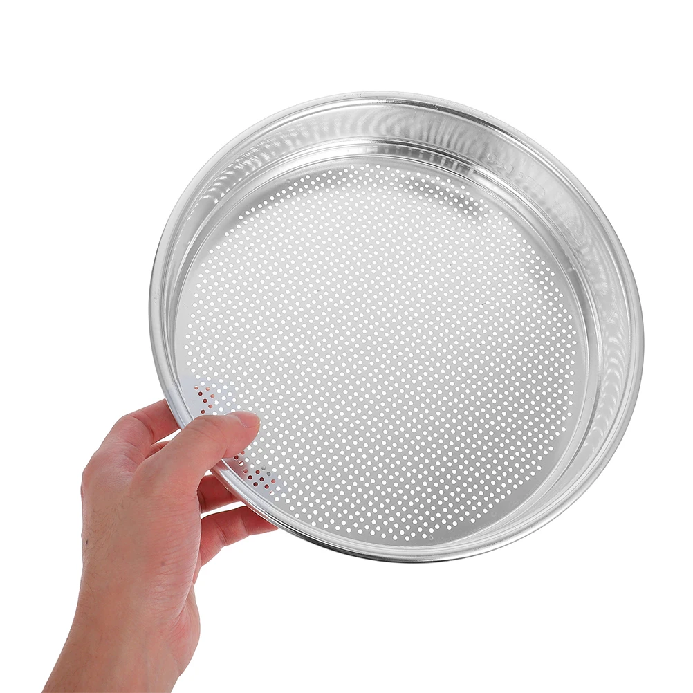 

Garden Soil Sieve Sifter Manual Operation Precision Screening Round Shape Sturdy Construction Grain Inspection Rock Sifter