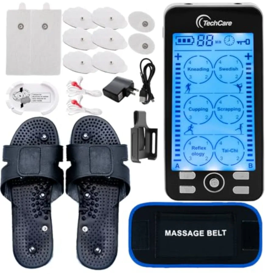 

TENS Unit Muscle Stimulator with 24 Modes, 20 Intensities TENS Machine for Gradual Back Pain Relief Therapy, Rechargeable EMS U