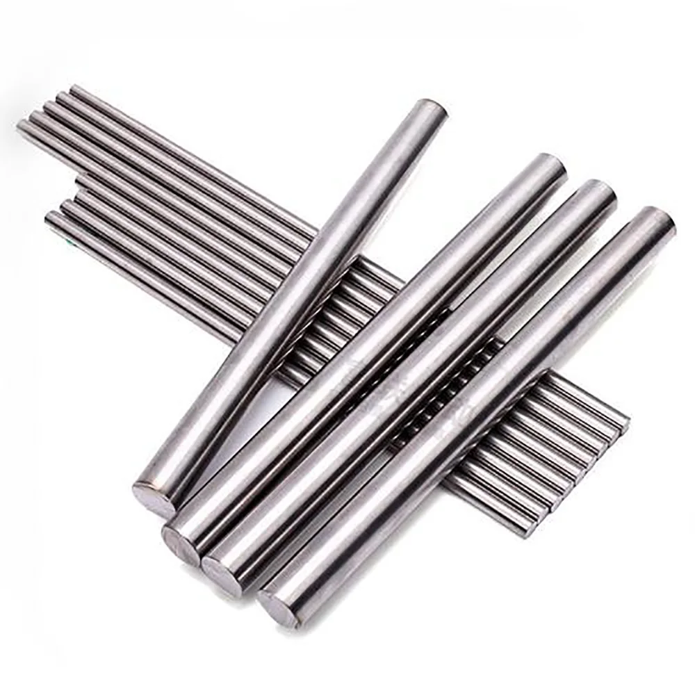 TC4 Titanium Alloy Bar Straight Round Metal Ti Rods Diameter 1 2 3 4 5 6 8 10 12 14 15 16 18 20 30 35 45 50mm Length 100-500mm