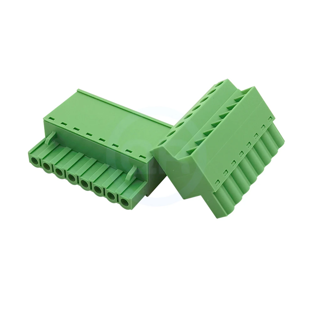 (5 pcs) KF 2EDGKC 5.08mm 5.0mm Coaxial Flush Plug Terminal Block 15EDGKC Plug Screw Terminal Block 2.5 Phoenix Terminal 2-20Pin