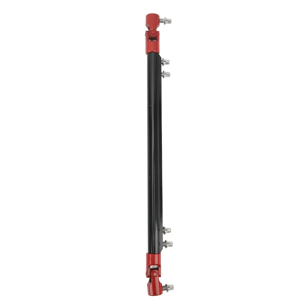

Metal Drum Drive Shaft​ ​Double Drive ​Black/Red ​Double Bass Pedal Link​ ​DIY Replacement​ Connector Arm​ ​Kick Drum Linkage