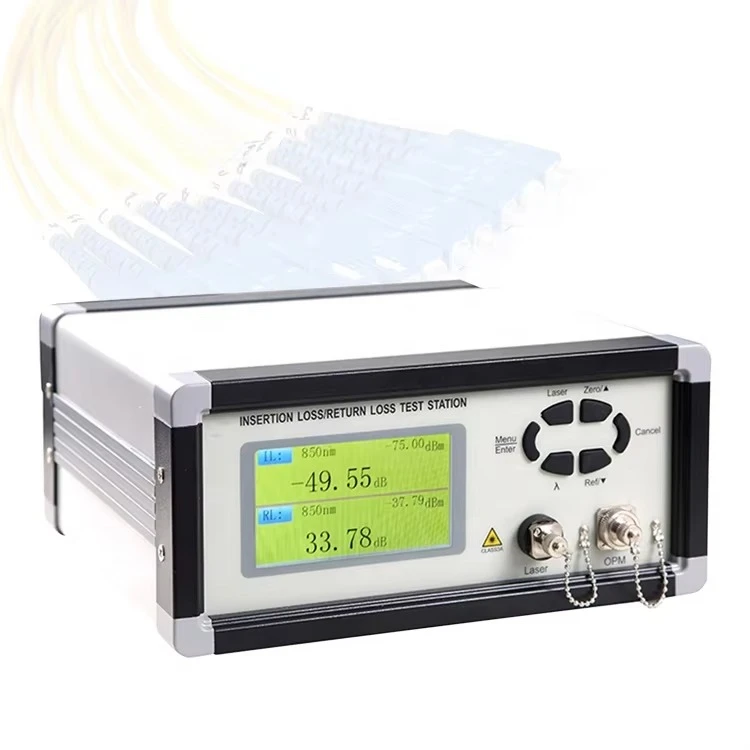 ILRL-6001 SM&MM Fiber Optic Loss test Joint Insertion Loss & Return Meters Ilrl Insertion Return Loss Tester