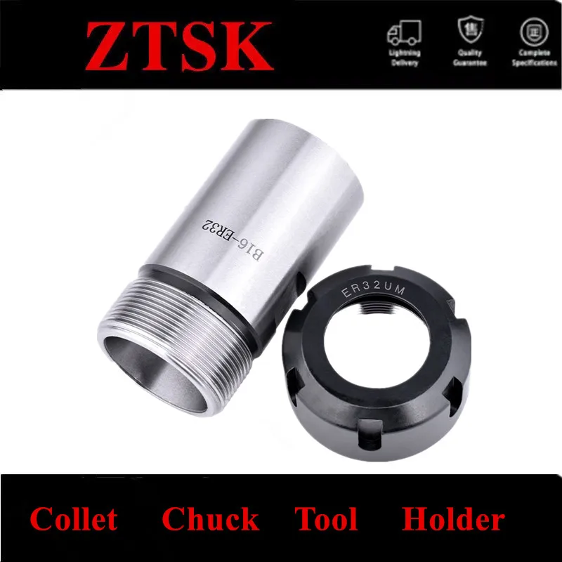 ER11 ER16 ER20 ER25 ER32 Collet Chuck Tool Holder Chuck Straight shank,Tail B10 B16 B18 taper mechanical lathe milling machine