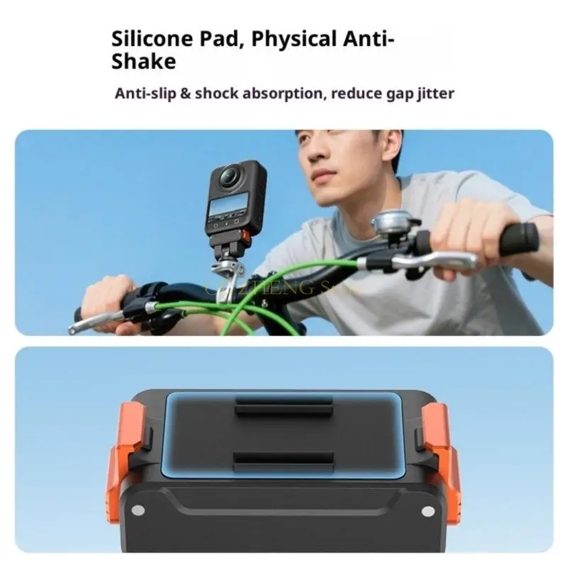 액션 5Pro/4/3 카메라용 E56B 마그네틱 360 카메라 어댑터 160° 유연한 위치 지정