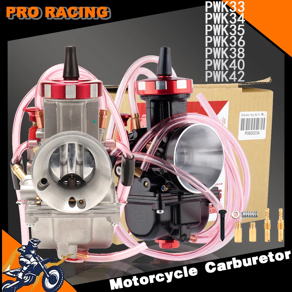 Motorcycle Carburetor PWK 33 34 35 36 38 40 42 MM For Keihin Carburador Racing Dirt Bike ATV UTV MX Enduro Off Road Motobike