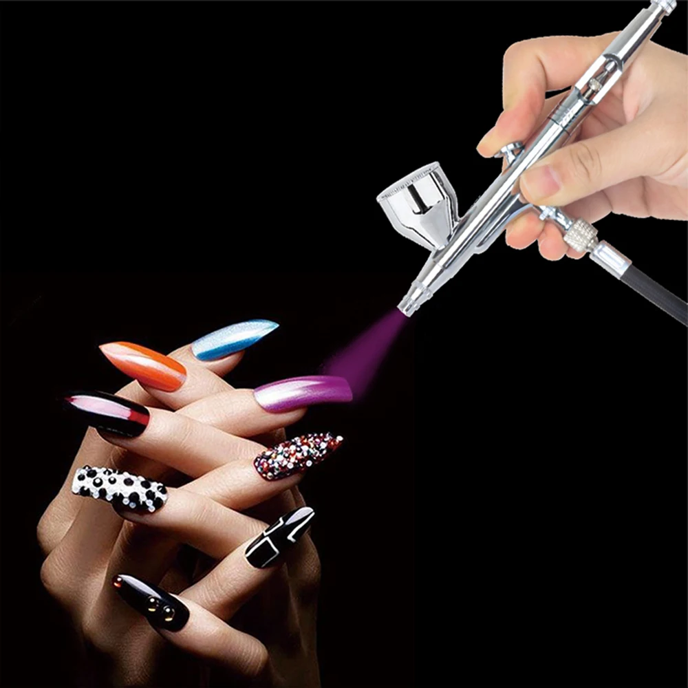 Portable Cordless Airbrush With Compressor Kit Replace Battery High Pressure Cup Makeup Nail Art Design Tattoo Spary Pen