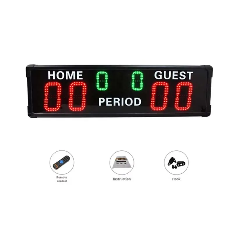 Sports Competition 6-Digit Electronic Scoreboard for Volleyball Table Tennis Badminton for Counters