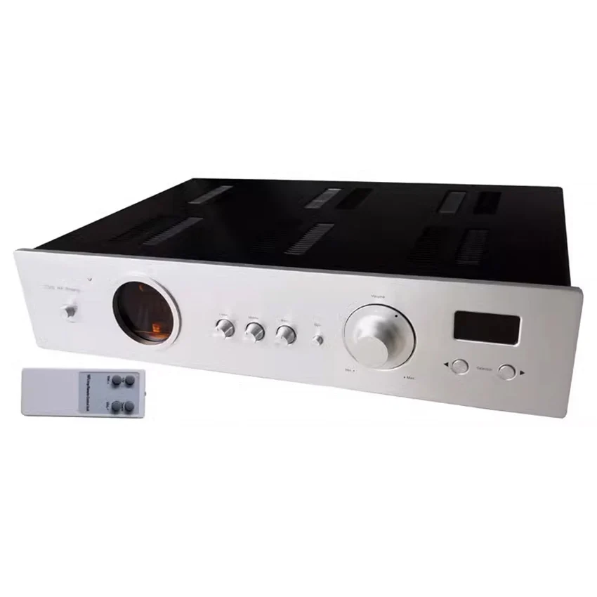 

Electronic Tube Gallbladder Preamplifier 728A Remote Control Balance Cow In Cow Out HIFI Fever With Bluetooth