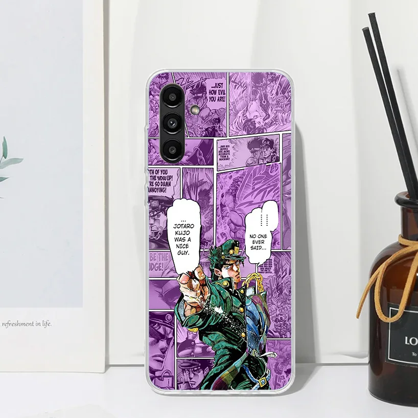 Anime JoJo Bizarre Adventure Phone Case For Samsung Galaxy A15 A25 A35 A55 A14 A24 A34 A54 A13 A23 A33 A53 A12 A22 A32 A52 A05S