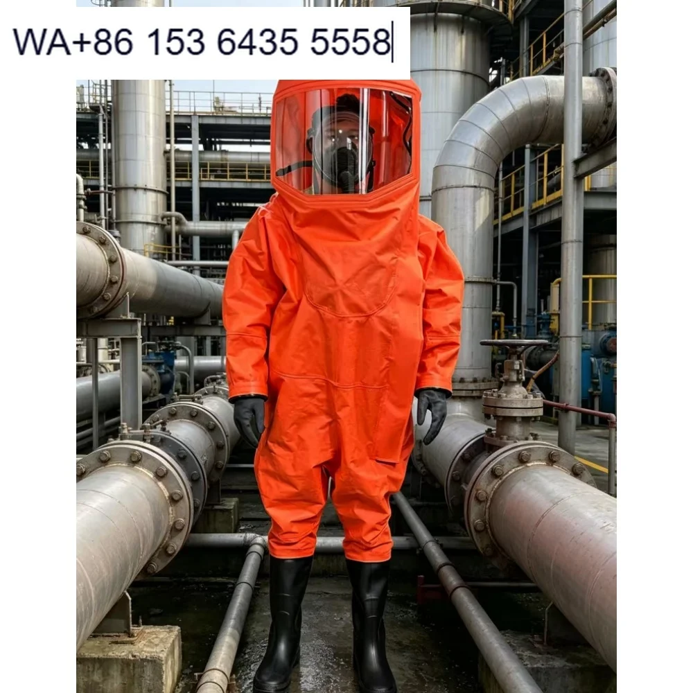 TYPE 1 CBRN Protective Suit JYBF300  Gas-Tight NBC Emergency Clothing for Nuclear Safety & Industrial Radiography,