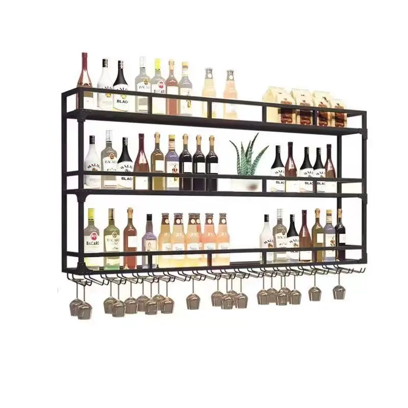 

Cellar Drinks Alcohol Cabinets Storage Metal Shelves Restaurant Wine Cabinets Display Nightclub Bancone Da Bar Bar Furniture