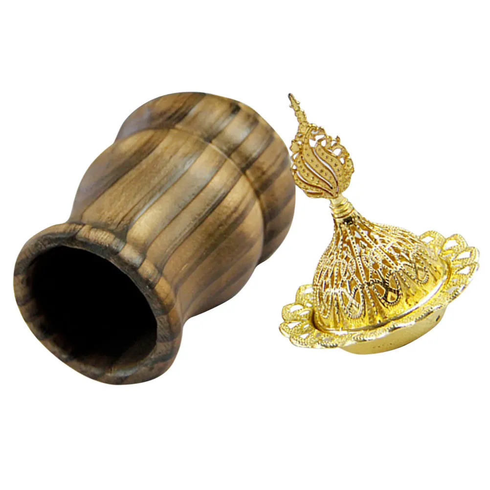 

Vintage Wooden Incense Stick Holder Compact Size Decorative Incense Burner Stand Desktop Tray Home Decoration Censer