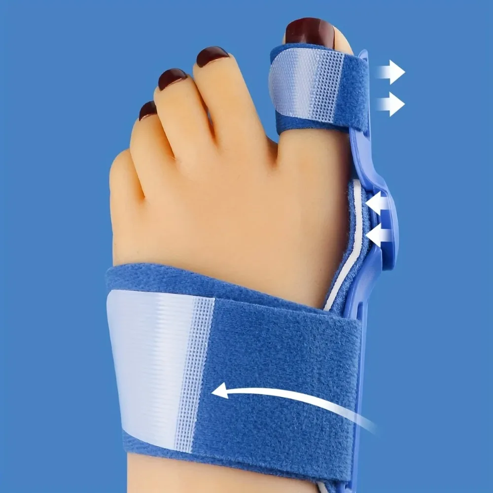 Big Toe Hallux Valgus Orthosis Day and Night Style Shoes for Men and Women with Overlapping Toes Big Toe Eversion Orthosis