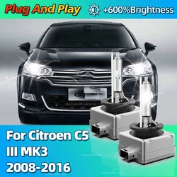 35W Car Bulb HID Xenon Headlight D1S 6000K Lamp Longer Life For Citroen C5 III MK3 2008 2009 2010 2011 2012 2013 2014 2015 2016
