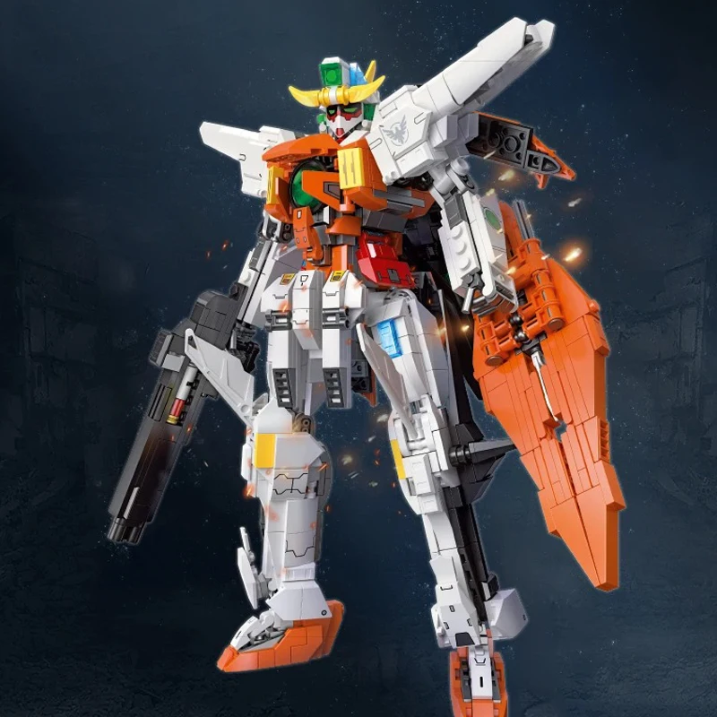 

1057PCS Robot Warrior Building Blocks Toys Sets Deformation Mechas Joints Movable MOC Figure Model Bricks Collection Display