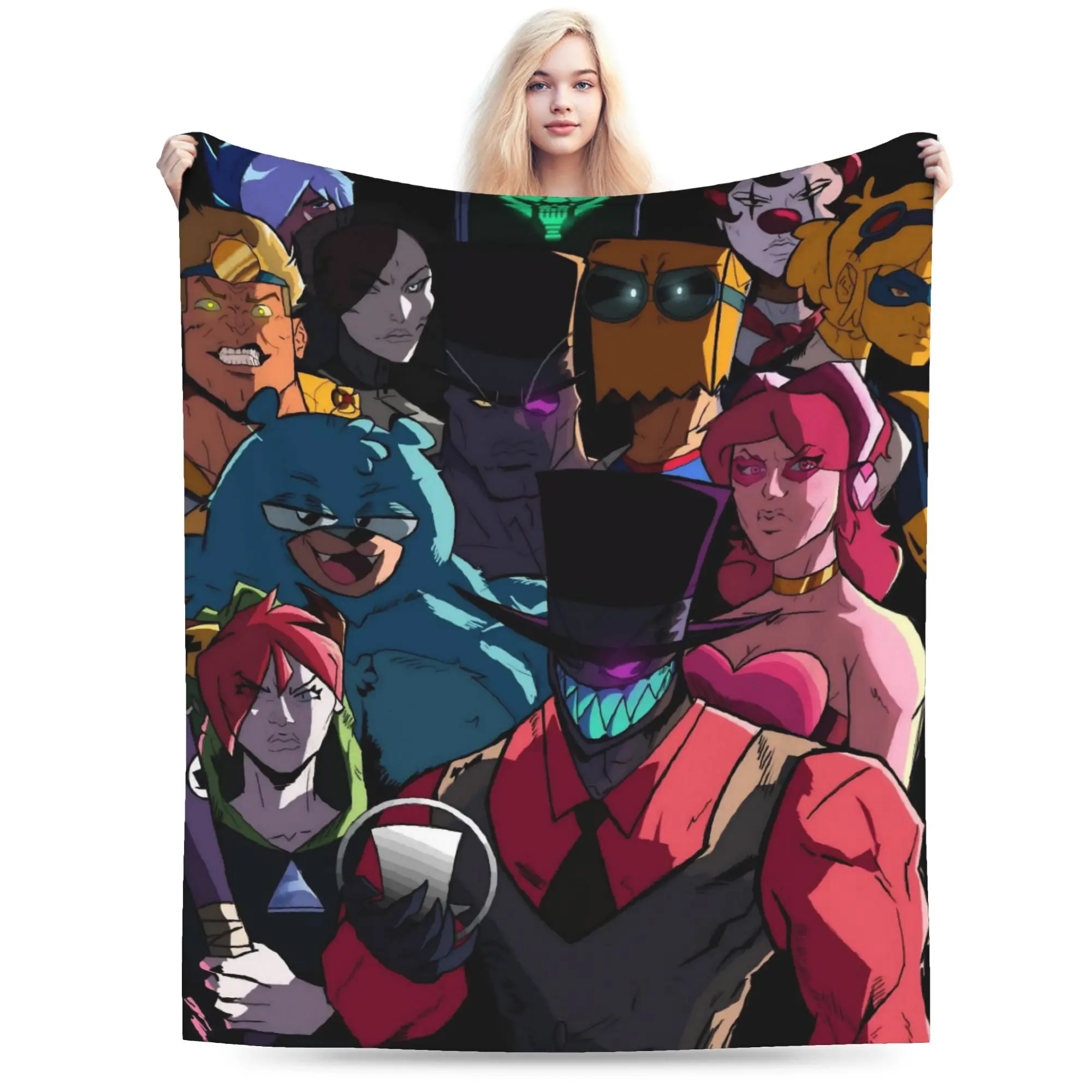 Villainous Comdy Print Blanket For Men Women Super Soft Warm  Throw Blankets for Couch 50x60 Inches Multiple Sizes