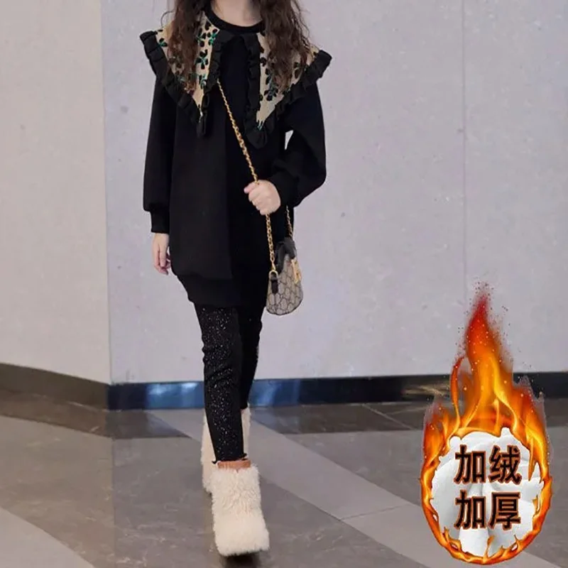 

Girls Hoodies Sweatshirts Cotton Tops Overcoat 2024 Casual Spring Autumn Windproof Kids Long Sleeve Children's Clothing