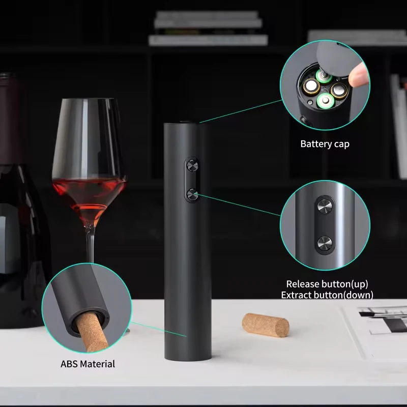 Electric Wine Bottle Opener Automatic Red Wine Corkscrew Wine Opener Wine Tools Kitchen Products
