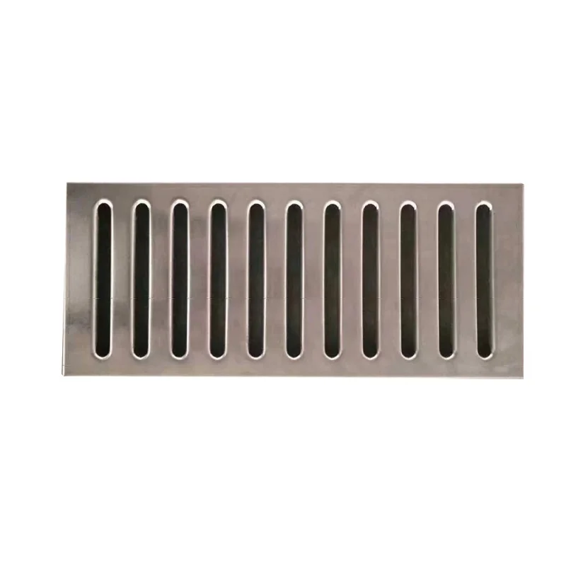 custom.Kitchen Drain Grate Cover Stainless Steel Swimming Pool Metal Drain Grating Linear Gutter Channel Plate