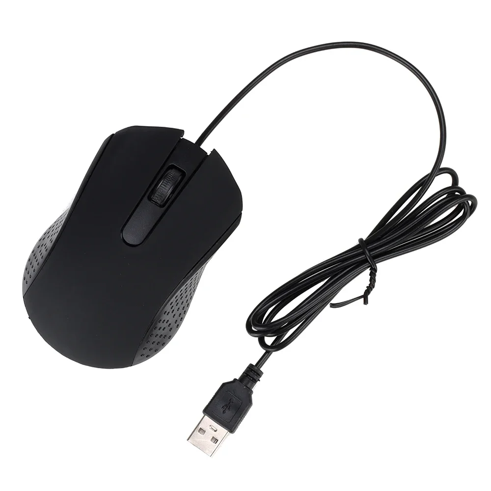 100pcs Mini Universal USB Plug Wired Mouse For Business Home Office Gaming Optical Mouse Mice for Computer PC Laptop