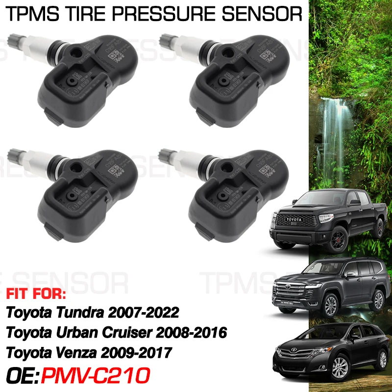 PMV-C210 For Toyota Venza 2009-2017 AV10 Toyota Tundra 2007-2022 Urban Cruiser 2008-2016 433MHz Tire Pressure Monitoring Sensor