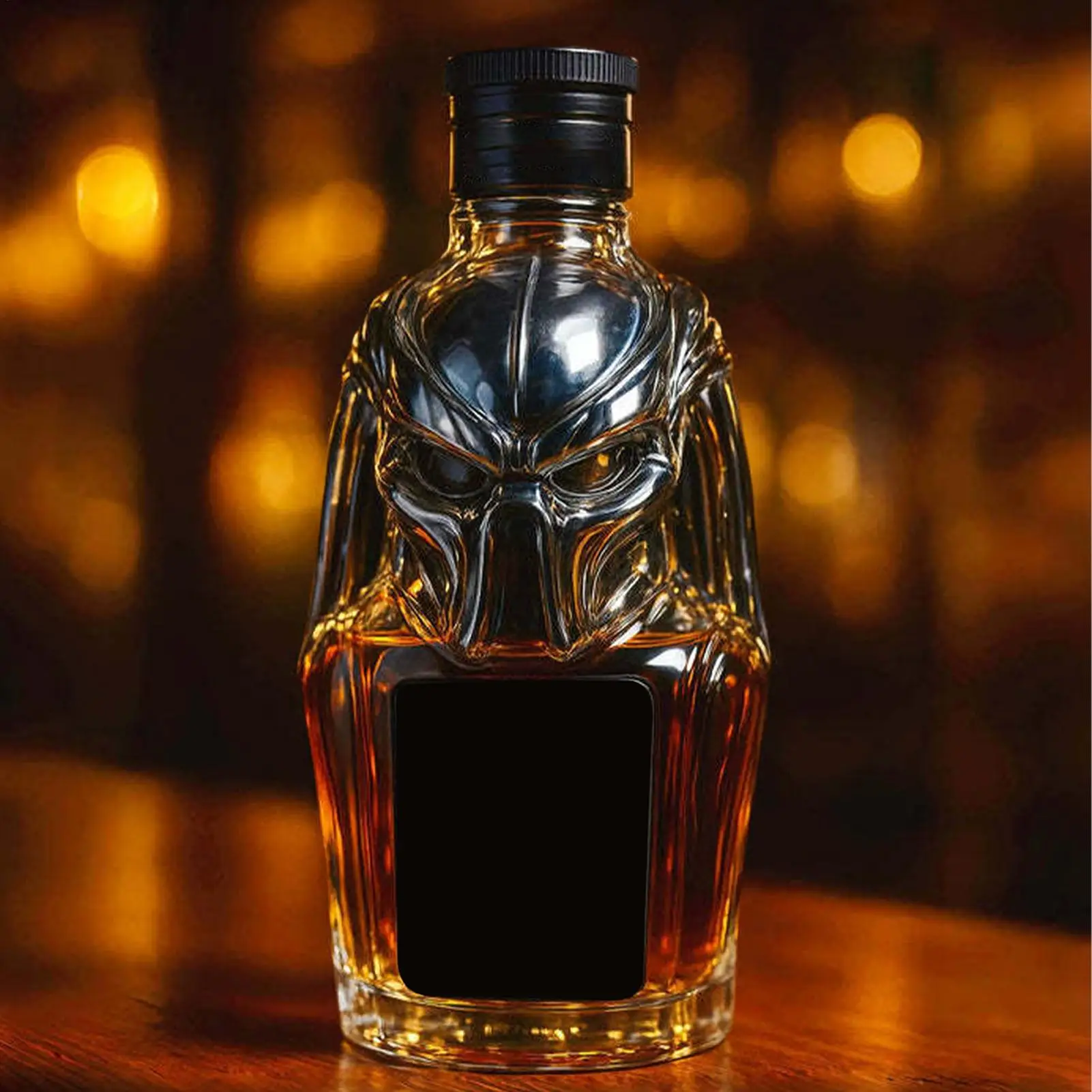 شلالات الخمور 300 مللي ديكانتر للكحول غطاء محكم تصميم ثلاثي الأبعاد حاوية فارغة لمشروبات النبيذ مجموعة قبو المنزل