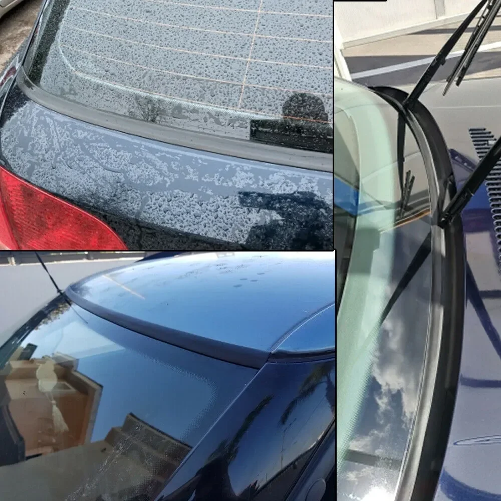 Sello de parabrisas delantero de coche de 6,5 pies, tiras de sellado de goma para ventana trasera, tira de sellado para techo solar, sellos moldeados decorativos para BMW E46 E60 E90