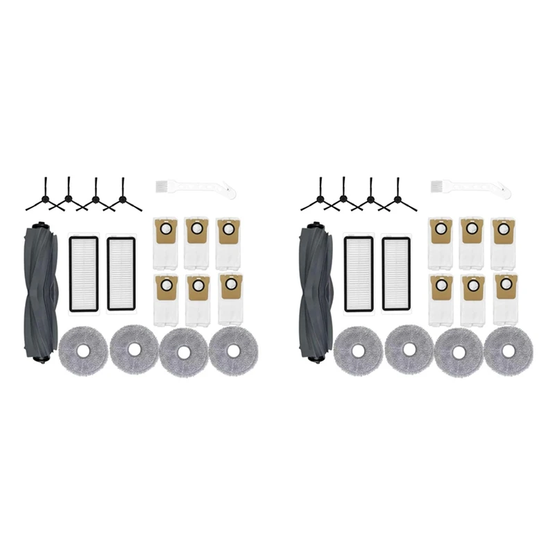 

X16A 2025 NEW-2Set Accessories Kit For Dreame L20 Ultra/L30 Ultra Vacuum Cleaner Main Side Brush Hepa Filter Mop Cloth Dust Bags