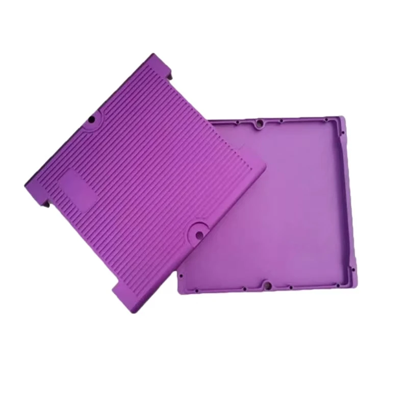 

Силиконовый быстрый прототип обслуживания, литье под давлением пластика, силиконовый материал на заказ, фиолетовый защитный чехол для электронного устройства