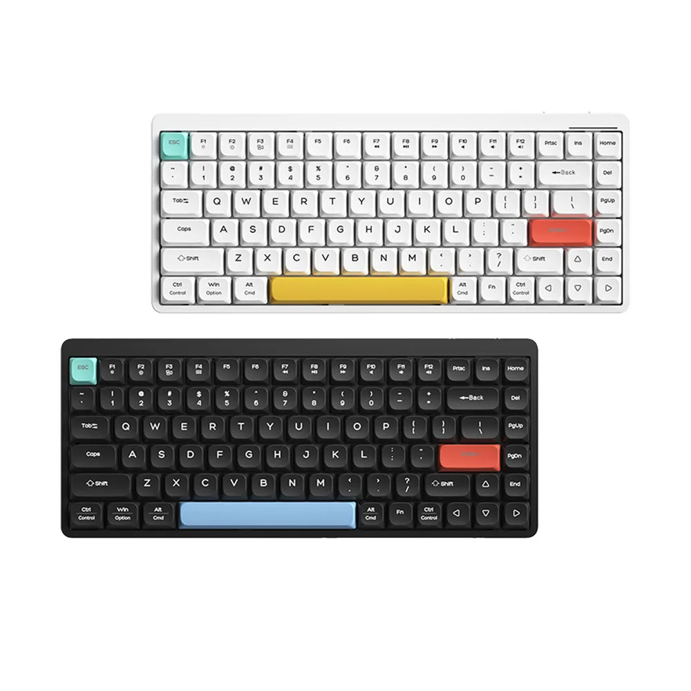 84 Keys Low Profile Keyboard Wireless Mechanical Keyboard Ultrathin Slim Portable Keyboards For Ipad PC Notebook