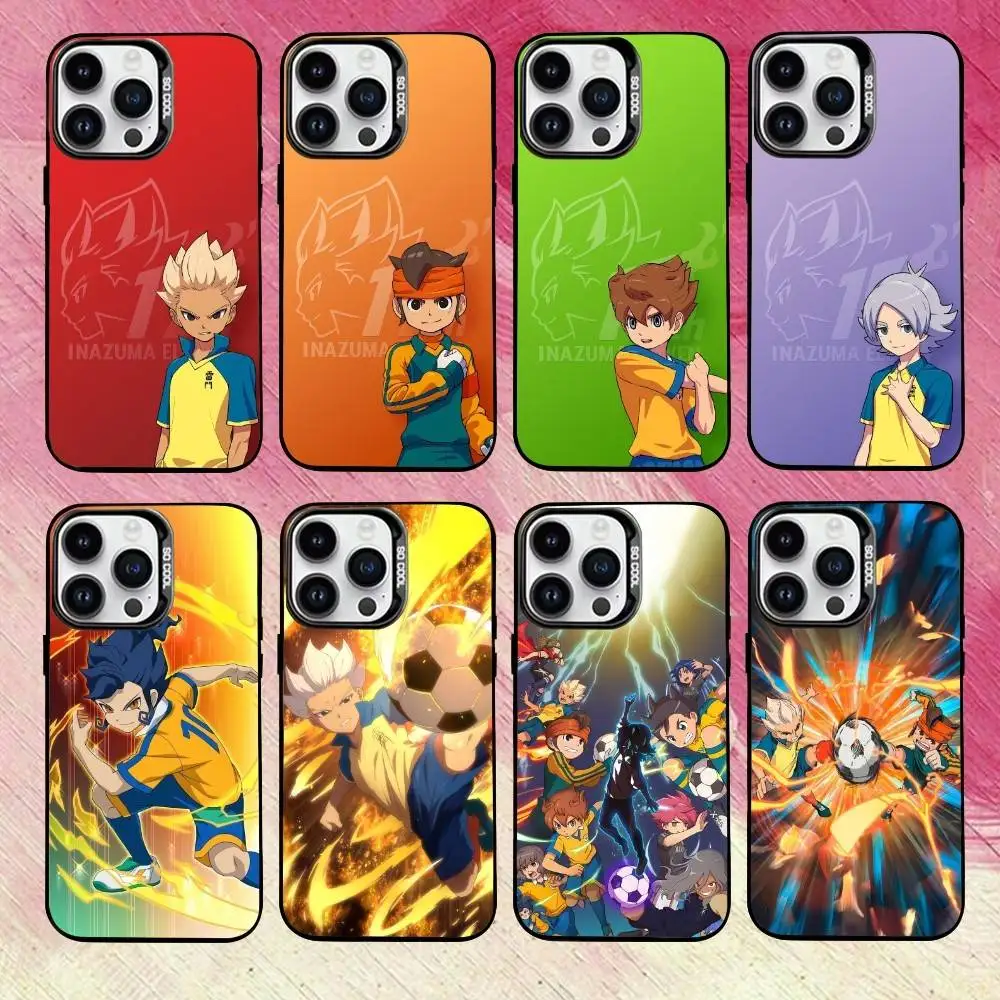 

Cool Football InazumaS Eleven 11 Phone Case For iPhone 17,16,15,14,13,12,11 Plus,Pro Max,XS,Colored Silver Plated Inside Cover