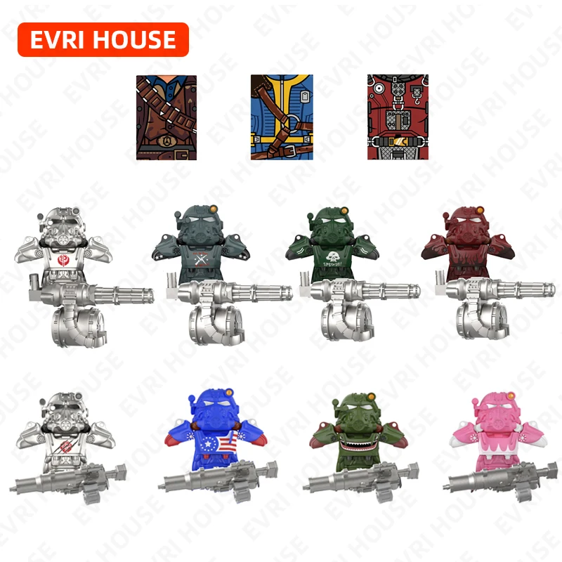 T60 Mini figuras de acción ladrillos juegos películas montaje bloques de construcción accesorios juguetes para niños W1314-1322