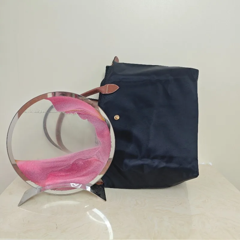 

High quality popular light luxury classic nylon tote bag, multifunctional large capacity folding women's handbag