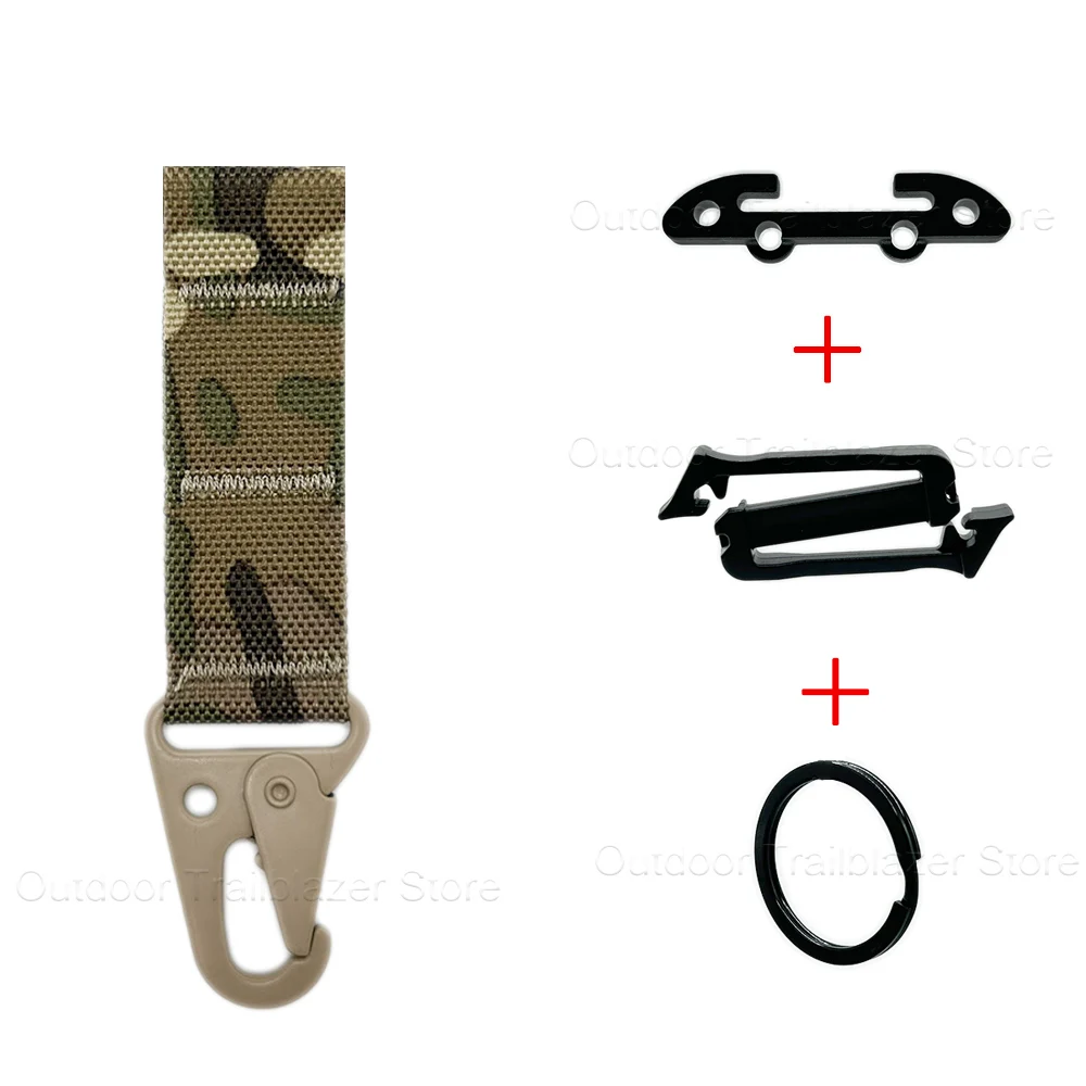 Taktische Clash Haken T-Mount Z-Schnalle Molle Gurtband Clip Olecranon Metall Outdoor Kummerbund Gürtel Jagd Weste Zubehör – Detail 2