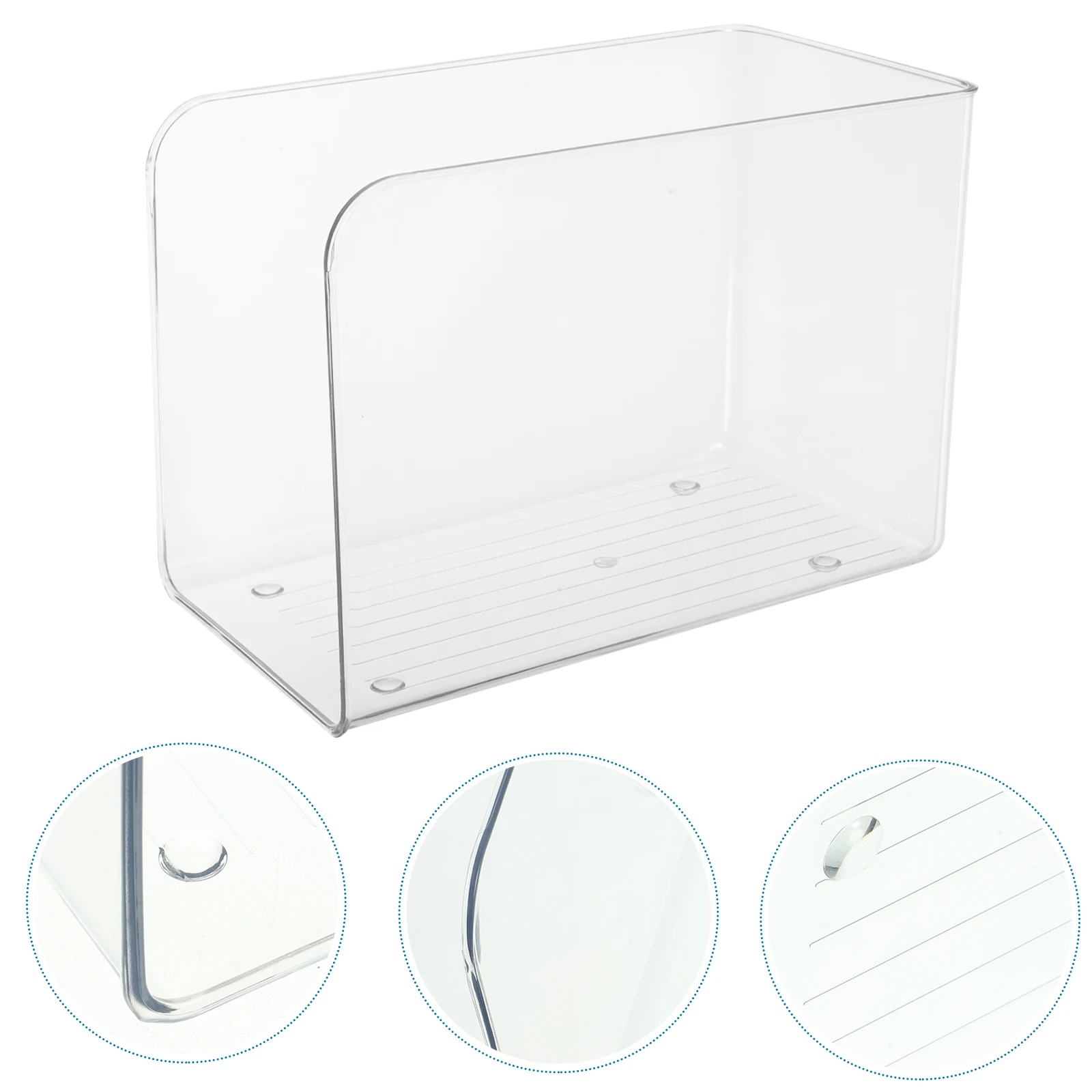 Support de livre Transparent support de serre-livres Vertical en acrylique pour Magazines disques ordinateurs portables organisateur multifonction support de stockage de fichiers