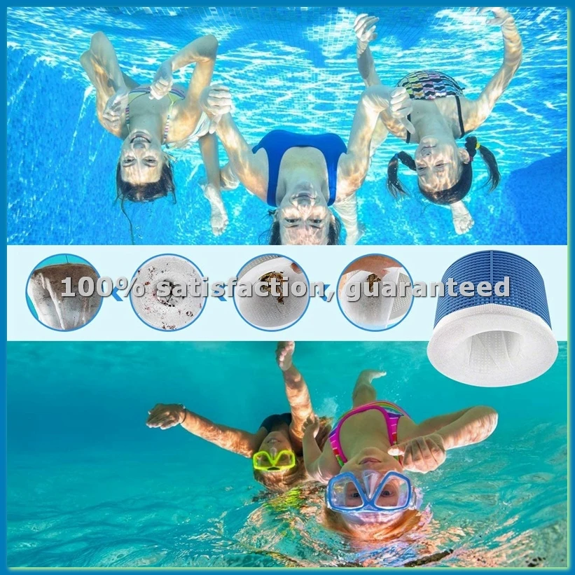 

Набор из 30 многоразовых ультратонких сетчатых носков-фильтров для бассейна, улавливающих мусор - A79M