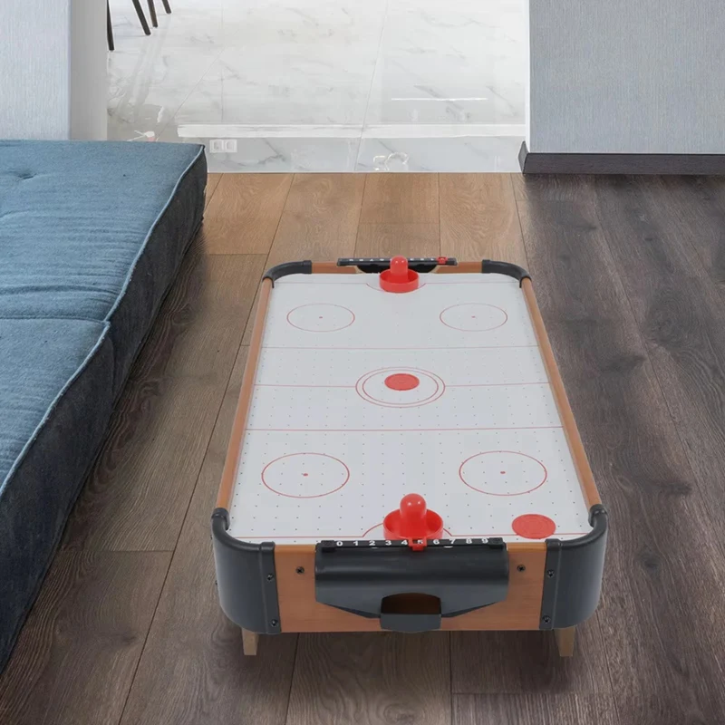 Mesa de Hockey sobre hielo para niños y adultos, juguete de mesa de madera, Mini juego divertido de competición