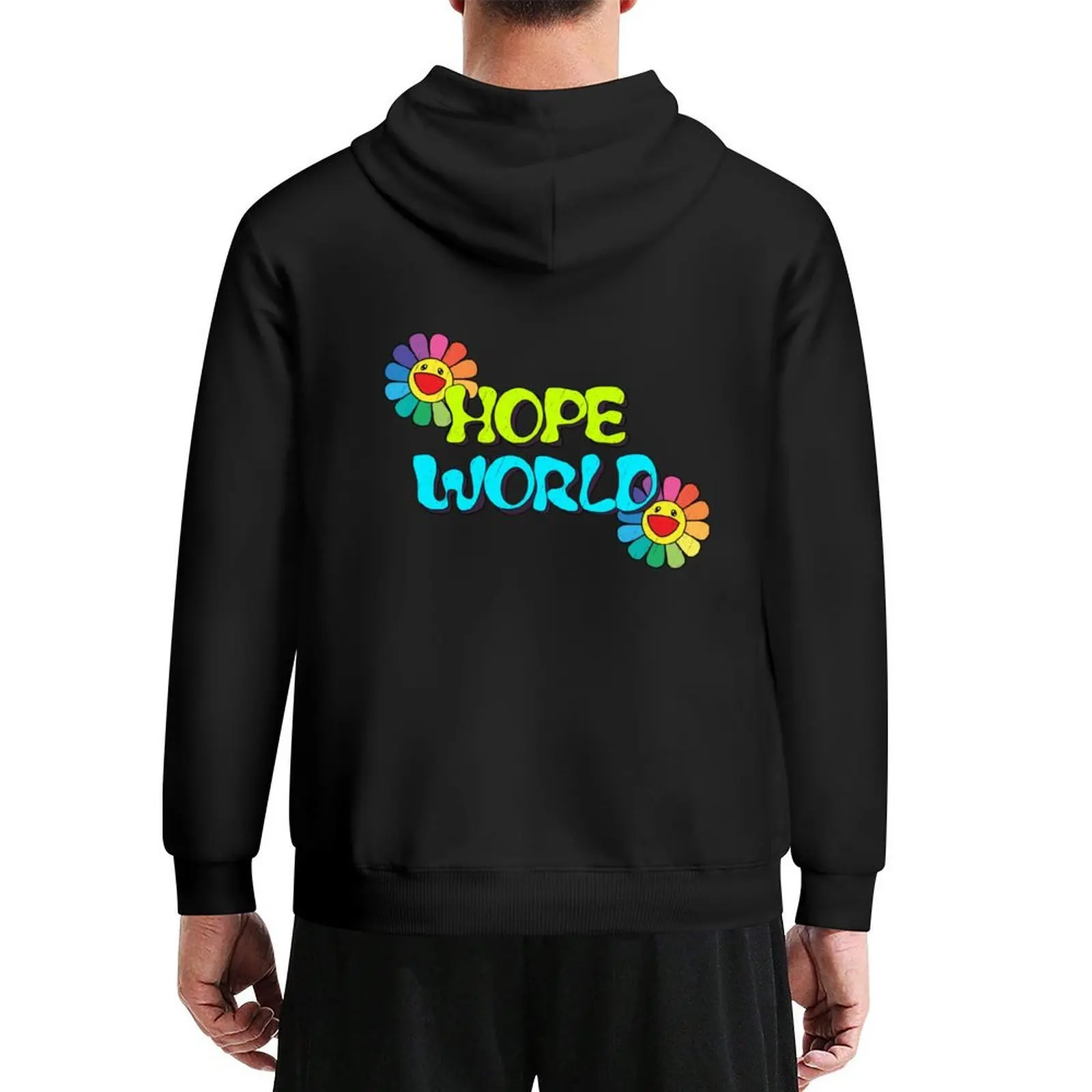 

Hope world Hoodie clothes for men anime clothing men's coat men wear japanese hoodie