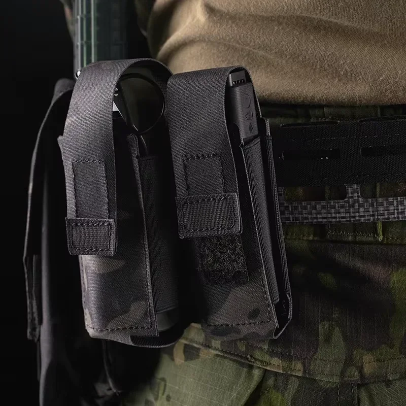 Paket Aksesori Penyimpanan Pemasangan Molle Desain Ringan Taktis Peralatan Peralatan Kamuflase Multifungsi