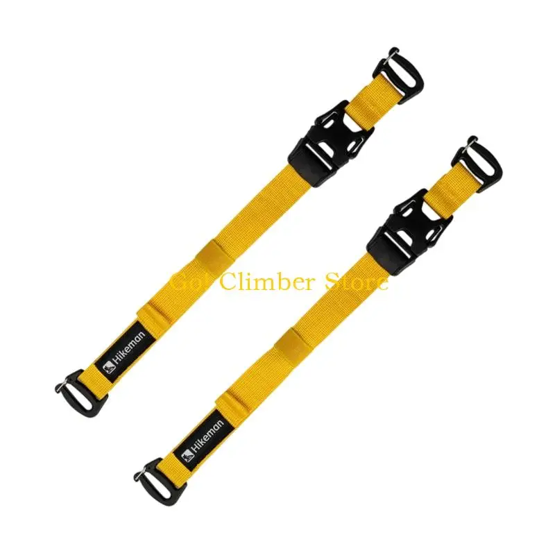 Q84C Hiking Carry Hold Pair for Pack Order, 2 Piece Helper Set with Middle Lock for Camp Days, Travel Use, and Daily Load