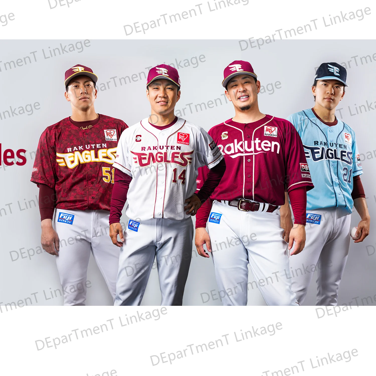 2024 New Tohoku Rakuten Golden Eagles Japan Baseball Jersey ゴールデンイーグルス／とうほく らくてん ゴールデンイーグルス Signed Limited Edition