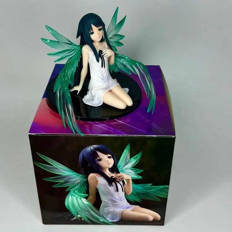 

Saya No Uta Saya Anime Figure Winged Girl Transparent Wings White Dress Model Toy Decoration Gift For Anime Enthusiasts