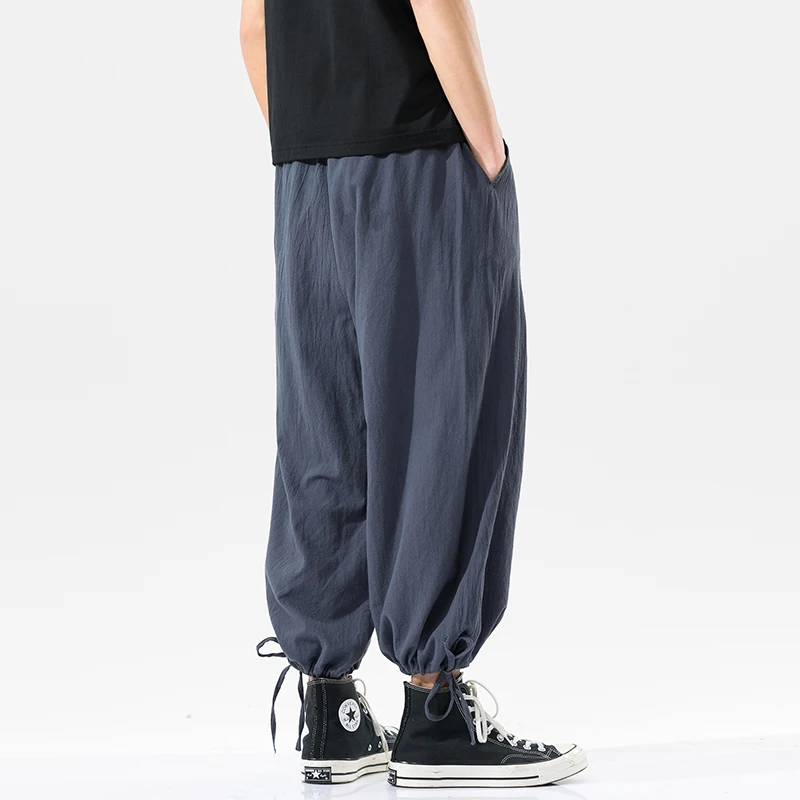 Pantalones Cargo de moda para hombre, ropa de calle informal para correr, Hiphop, primavera y verano, novedad de 2023