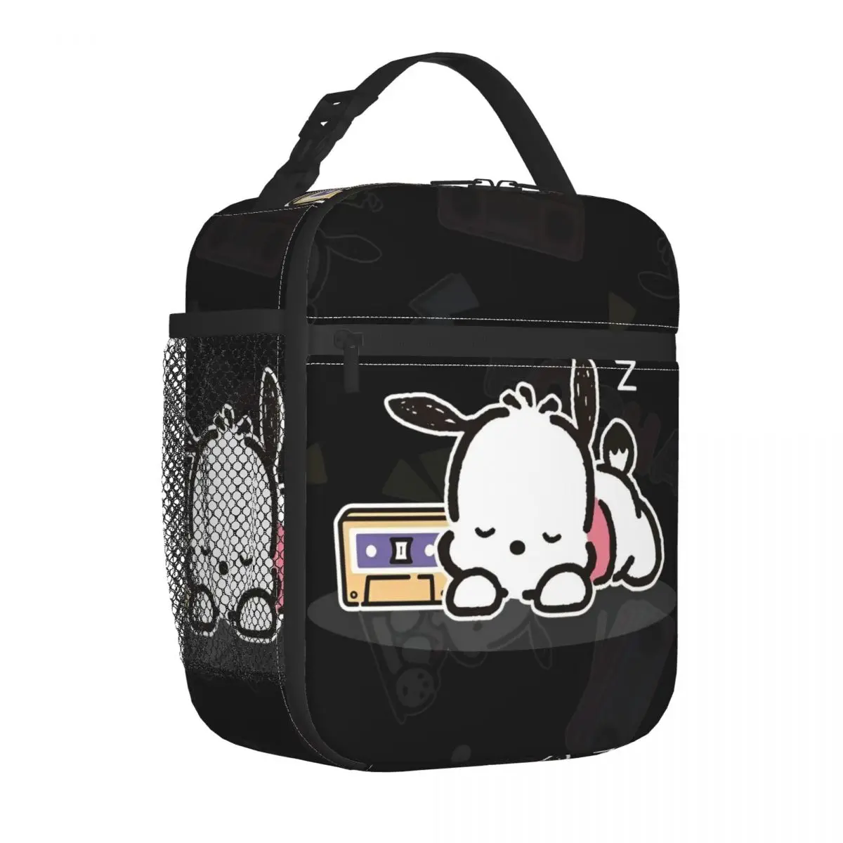 Sleeping Pochacco Insulated Lunch Bag Thermal Bag  Lunch Container Large Tote Lunch Box Men Women Office Outdoor