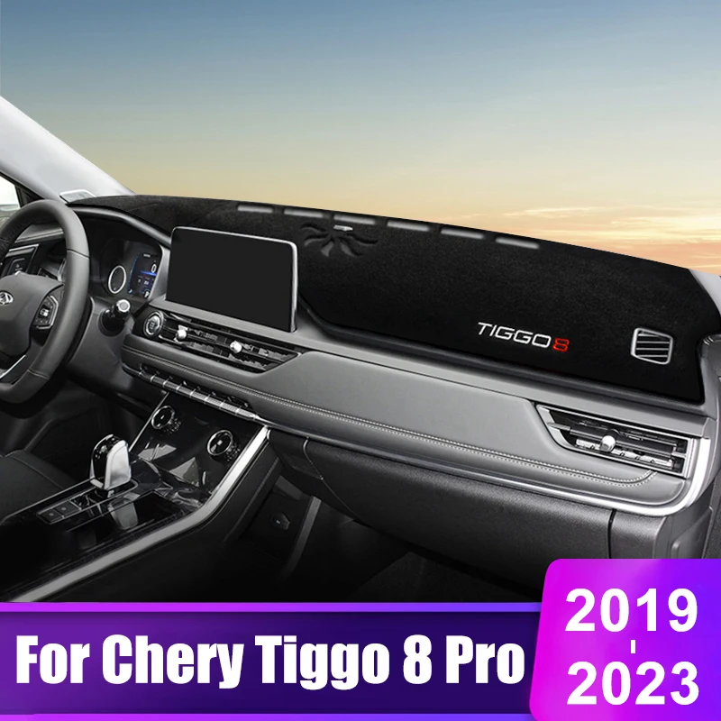 

For Chery Tiggo 8 Pro 2019 2020 2021 2022 2023 2024 Tiggo8 Car Dashboard Sun Shade Cover Mat Instrument Desk Pads Accessories